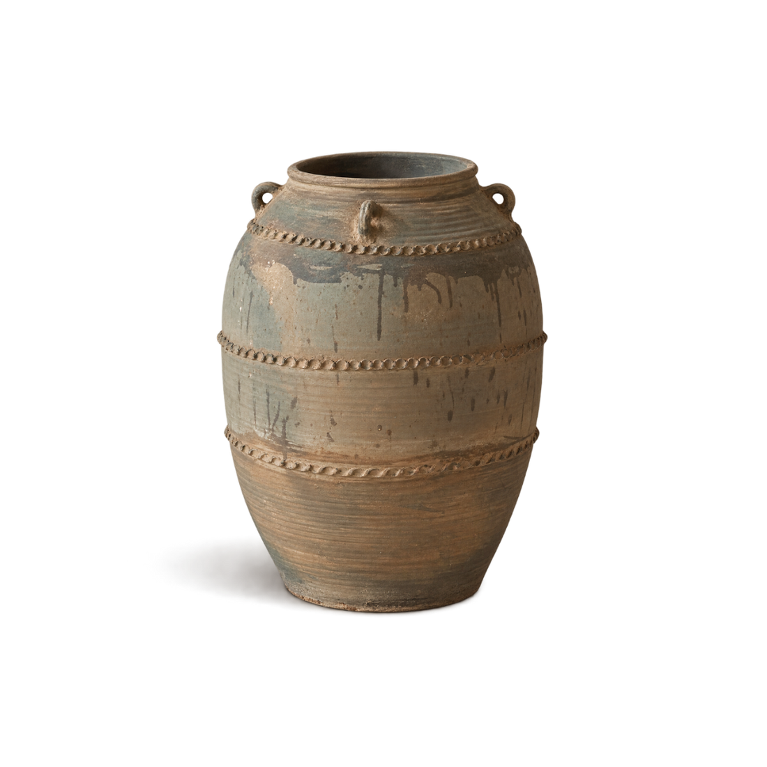 Sandstone Ribbed Jar