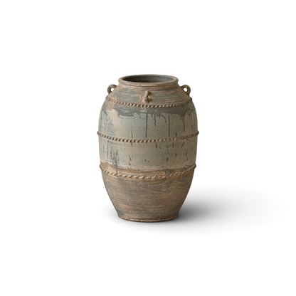 Sandstone Ribbed Jar