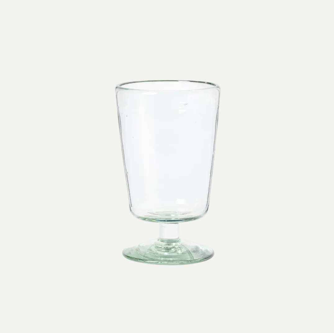 Recycled Wine Glass Green