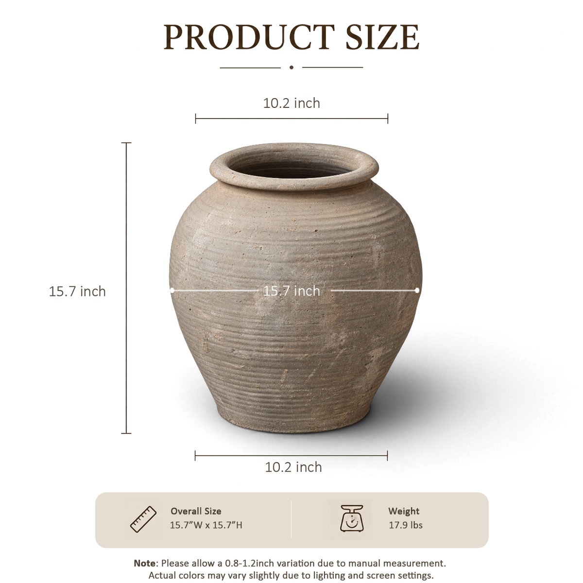 Soft Brown Jar