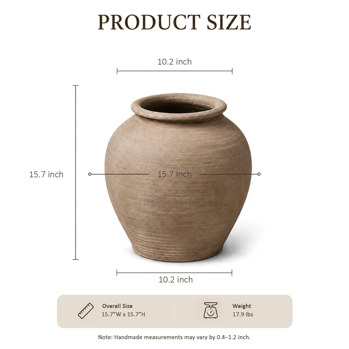 Soft Brown Jar