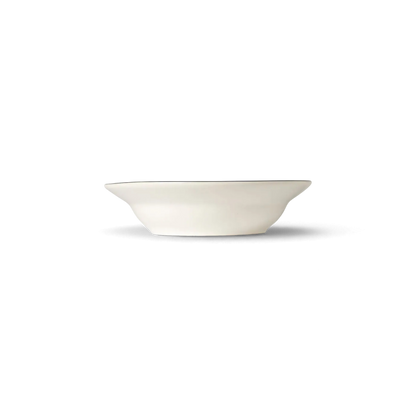 Soup/Pasta Plate White Blue
