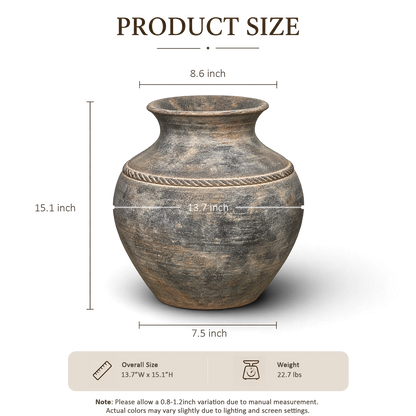 Stone Finish Jar III