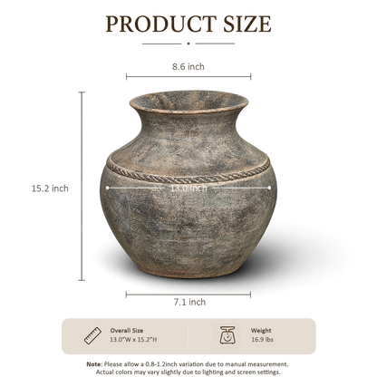 Stone Finish Jar I