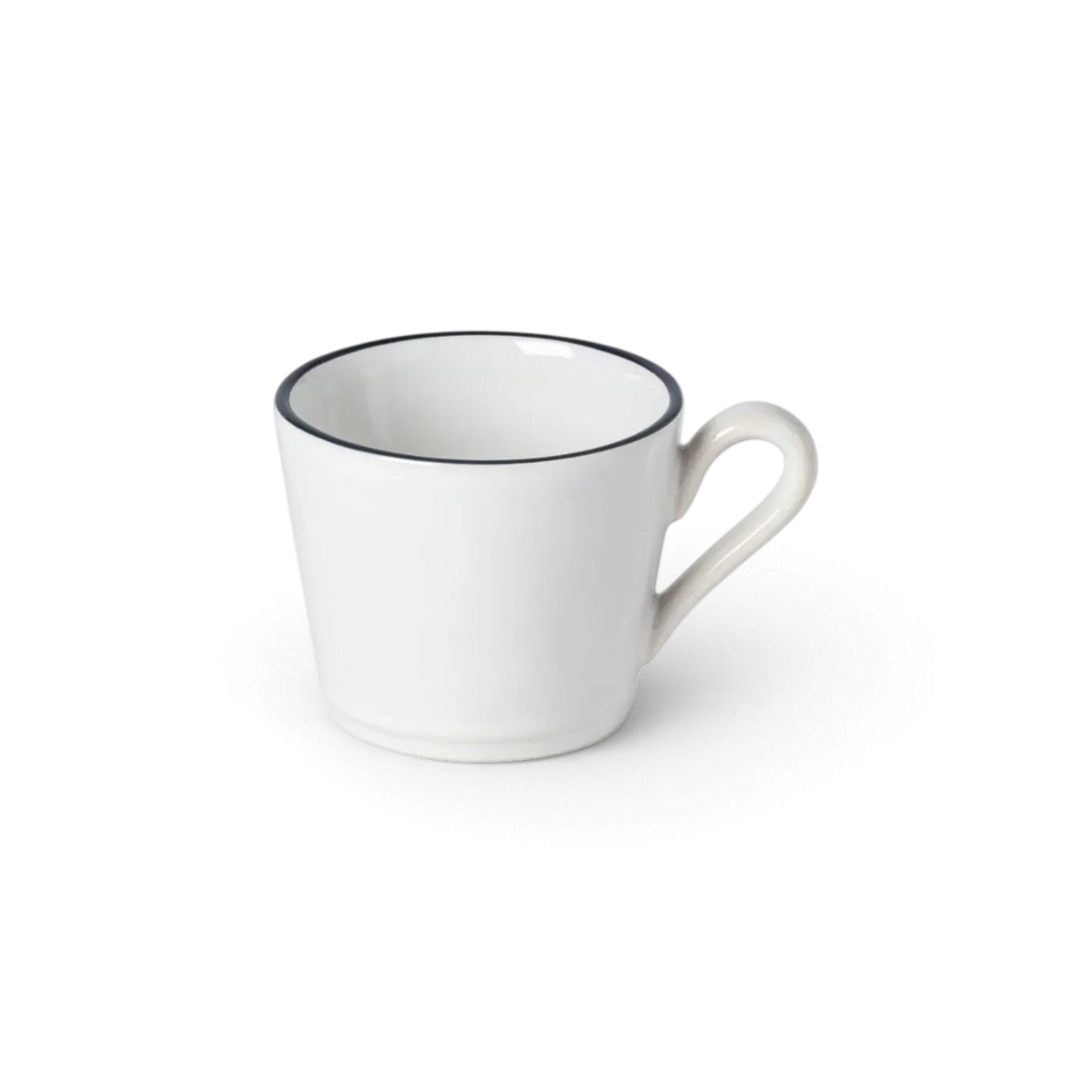 Tea cup &amp; Saucer White Blue