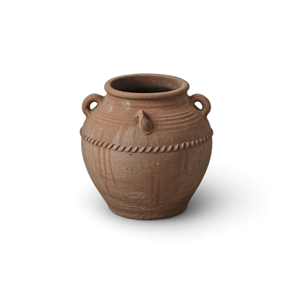 Terracotta Studded Jar
