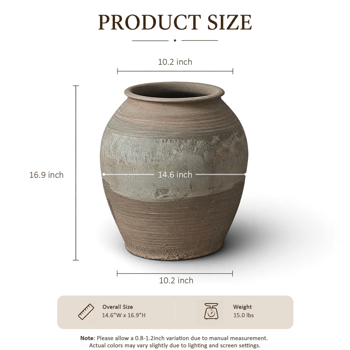 Two-Tone Sand Jar