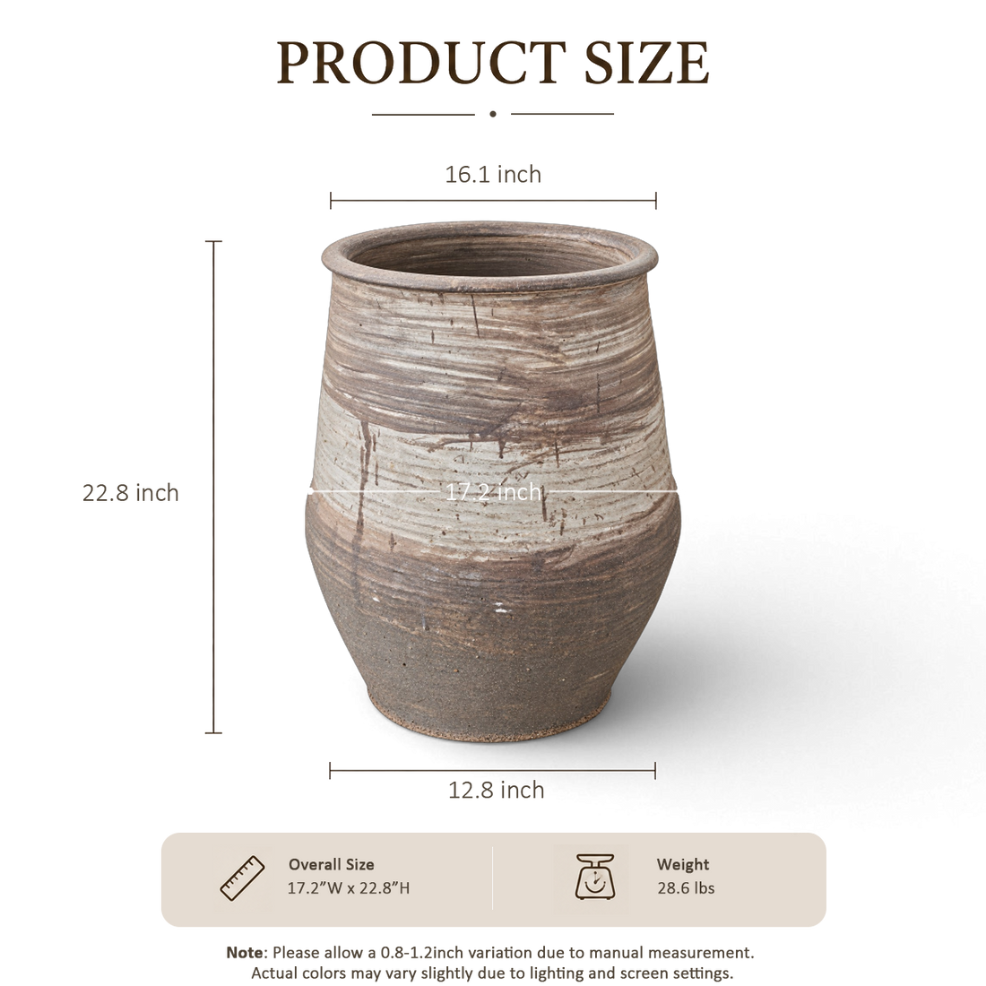 Whitewashed Jar I