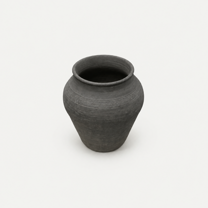 Black Clay Jar